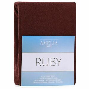 Lepedő RUBY barna frottír 120-140x200 AmeliaHome kép