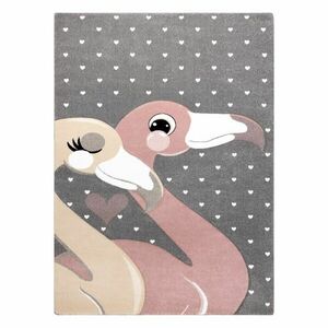 Szőnyeg TINIES FLAMINGOS szín szürke 120x170 Hakano kép