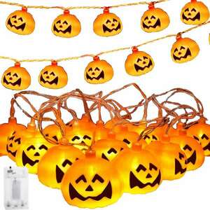 Springos fény dekoráció 20 led halloween kép