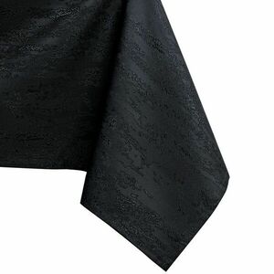 Asztalterítő Vesta fekete dombornyomott modern 150x300 AmeliaHome kép