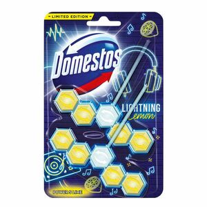 Domestos Power5 WC-frissítő Blokk Lightning Lemon Lime (2x55g) kép