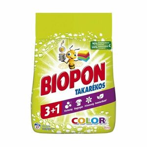 Mosópor 1, 02 kg (17 mosás) színes ruhákhoz biopon takarékos color kép