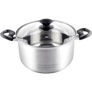 Lamart LTB2413 Leger 6.1L/24cm Lábas üveg fedővel - Inox kép