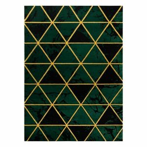 Szőnyeg ESTEMA MARBLETRIANGLES üvegzöld 80x150 kép