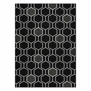 Szőnyeg WINK HEXAGON szín fekete 140x200 Hakano kép