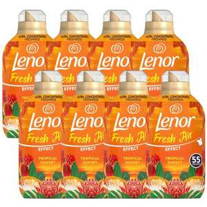 Lenor Fresh Air Effect Tropical Sunset Öblítő 440 mosás 8x770ml kép