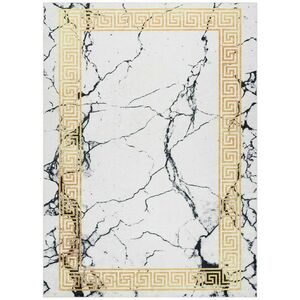 Szőnyeg ARLEN MARBLE4 szín fehér glamour stílus glamour 120x170 Hakano kép