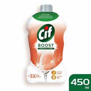 Cif Shine & Dry Boost öblítőszer mosogatógéphez 450ml kép