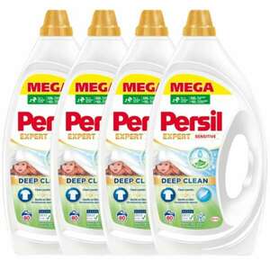 Persil Sensitive Gel folyékony Mosószer 4x3, 6L - 320 mosás kép