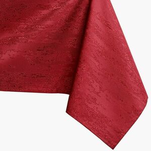 Asztalterítő Vesta bordó dombornyomott modern 155x155 AmeliaHome kép