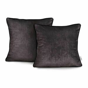 Díszpárnahuzat VELVET barna glamour bársony 45x45 ameliahome kép