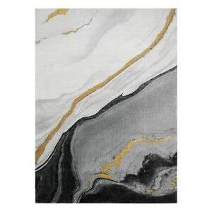 Szőnyeg ESTEMA MARBLE szín fekete 120x170 Hakano kép