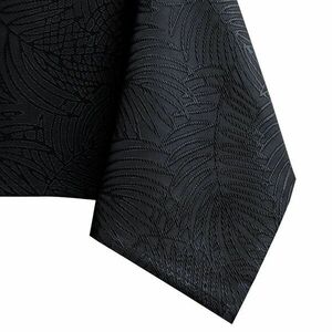 Asztalterítő Gaia fekete dombornyomott 120x200 owal AmeliaHome kép