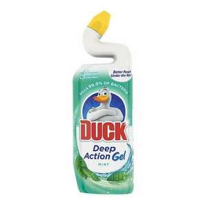 Wc tisztító fertőtlenítő gél 750 ml duck deep action menta kép