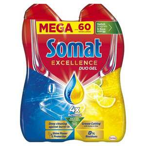 Somat Excellence DuoGel Grease Cutting Lemon Mosogatógél 60 mosog... kép