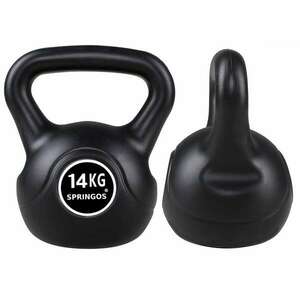 Springos Kettlebell 14kg - fekete kép