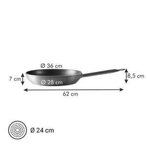 Tescoma GrandCHEF Serpenyő ø 36 cm, hosszú nyelű kép