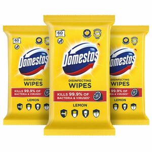 Domestos Higiénikus Törlőkendő Lemon 3x60db kép