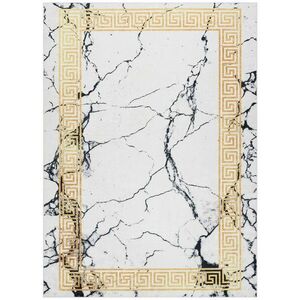 Szőnyeg ARLEN MARBLE4 szín fehér glamour stílus glamour 160x220 Hakano kép