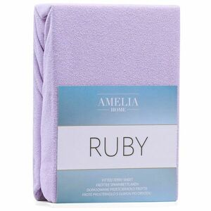 Lepedő RUBY világoslila frottír 160-180x200 AmeliaHome kép