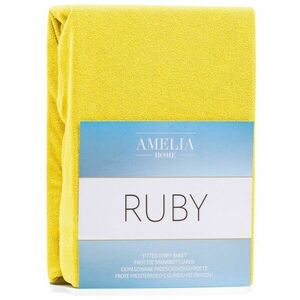 Lepedő RUBY sárga frottír 100-120x200 AmeliaHome kép