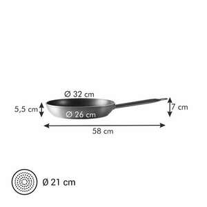 Tescoma GrandCHEF serpenyő ø 32 cm, hosszú nyél kép