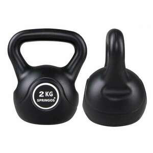 Springos Sprinngos Kettlebell 2 kg - fekete kép