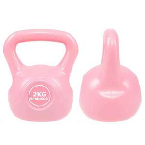 Springos Kettlebell 2kg - rózsaszín kép