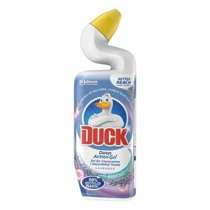 Wc tisztító fertőtlenítő gél 750 ml duck deep action levendula kép