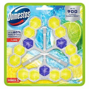 Domestos Power5 WC frissítő blokk Lime (3x50g) kép