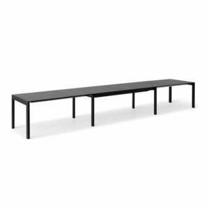 Bővíthető étkezőasztal fekete asztallappal 96x220 cm Join by Hammel – Hammel Furniture kép