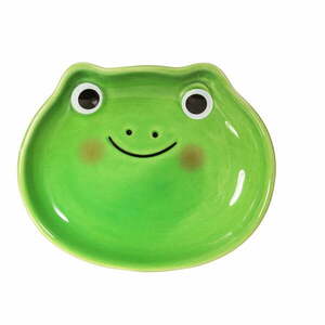 Agyagkerámia dekoratív tálca 9x7, 5 cm Frog – Sass & Belle kép