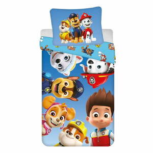 Egyszemélyes mikroszálas gyerek ágyneműhuzat 140x200 cm Paw Patrol – Jerry Fabrics kép