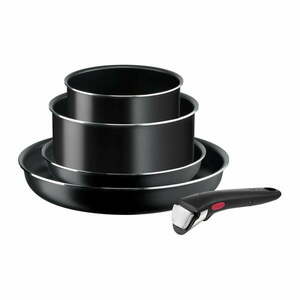 Alumínium edény készlet 5 db-os INGENIO EASY COOK & CLEAN BLACK L1549043 – Tefal kép