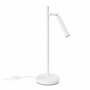 Fehér asztali lámpa (magasság 43 cm) Fideus – Nice Lamps kép