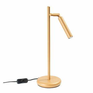 Aranyszínű asztali lámpa (magasság 43 cm) Fideus – Nice Lamps kép