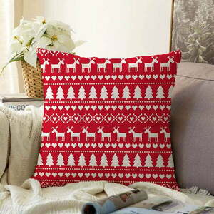 Merry Christmas karácsonyi zsenília párnahuzat, 55 x 55 cm - Minimalist Cushion Covers kép