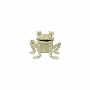 Zöld textil játéktároló kosár ø 15x15 cm Mini Fred the Frog – Lorena Canals kép