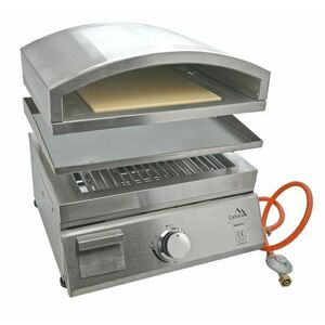 Cattara Gázgrill asztali sütő pizzasütő + grillap 50 x 19 cm kép