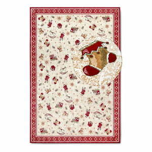 Piros pamutkeverék szőnyeg karácsonyi mintával 160x230 cm Toy's Delight Red Christmas – Villeroy&Boch kép