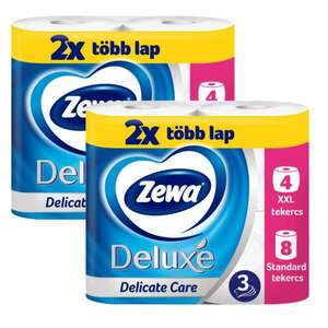 Zewa Deluxe Delicate Care XXL 3 rétegű Toalettpapír 2x4 tekercs kép