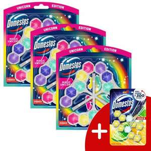 Domestos Power5 WC frissítő blokk Magic Unicorn (9x50g) + Ajándék... kép