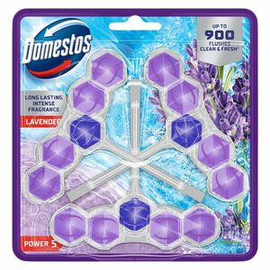 Domestos Power5 WC frissítő blokk Lavender (3x50g) kép