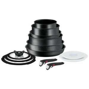 Tefal L3999953 Ingenio Black Stone Serpenyő készlet (13db) kép