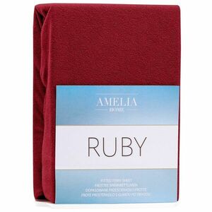 Lepedő RUBY bordó frottír 160-180x200 AmeliaHome kép