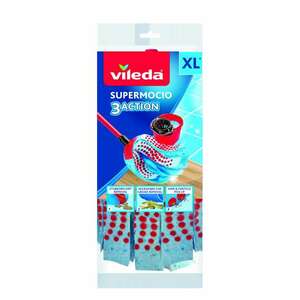 Vileda 3Action XL Gyorsfelmosó Utántöltő - kék-piros kép