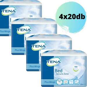 Tena Bed Secure Zone Plus Wings Betegalátét - Nagy kiszerelés 80x... kép