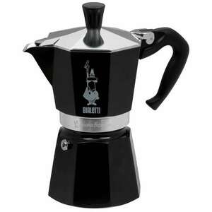 Bialetti 4953 Moka Express Kotyogós Kávéfőző 6 személyes, Fekete kép