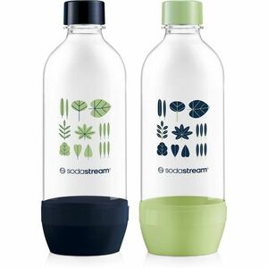 Sodastream palack Jet Green/Navy 2x 1 l, mosogatógépben mosható kép