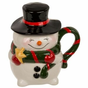 Happy Snowman bögre fedővel, 300 ml kép